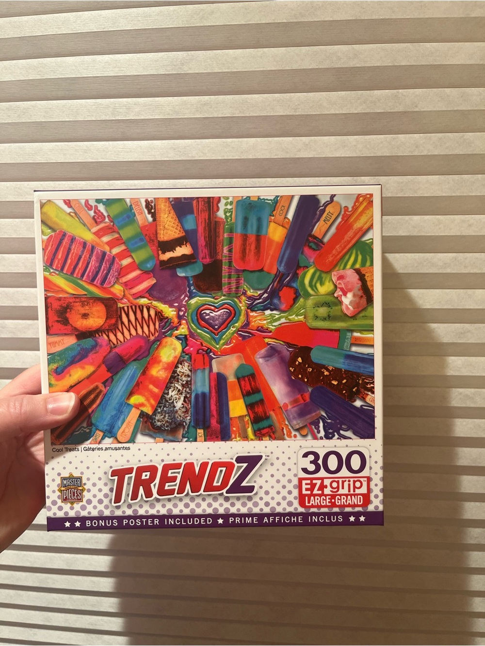 300-Piece EZ-Grip Kids Puzzle - Colorful Popsicle Design